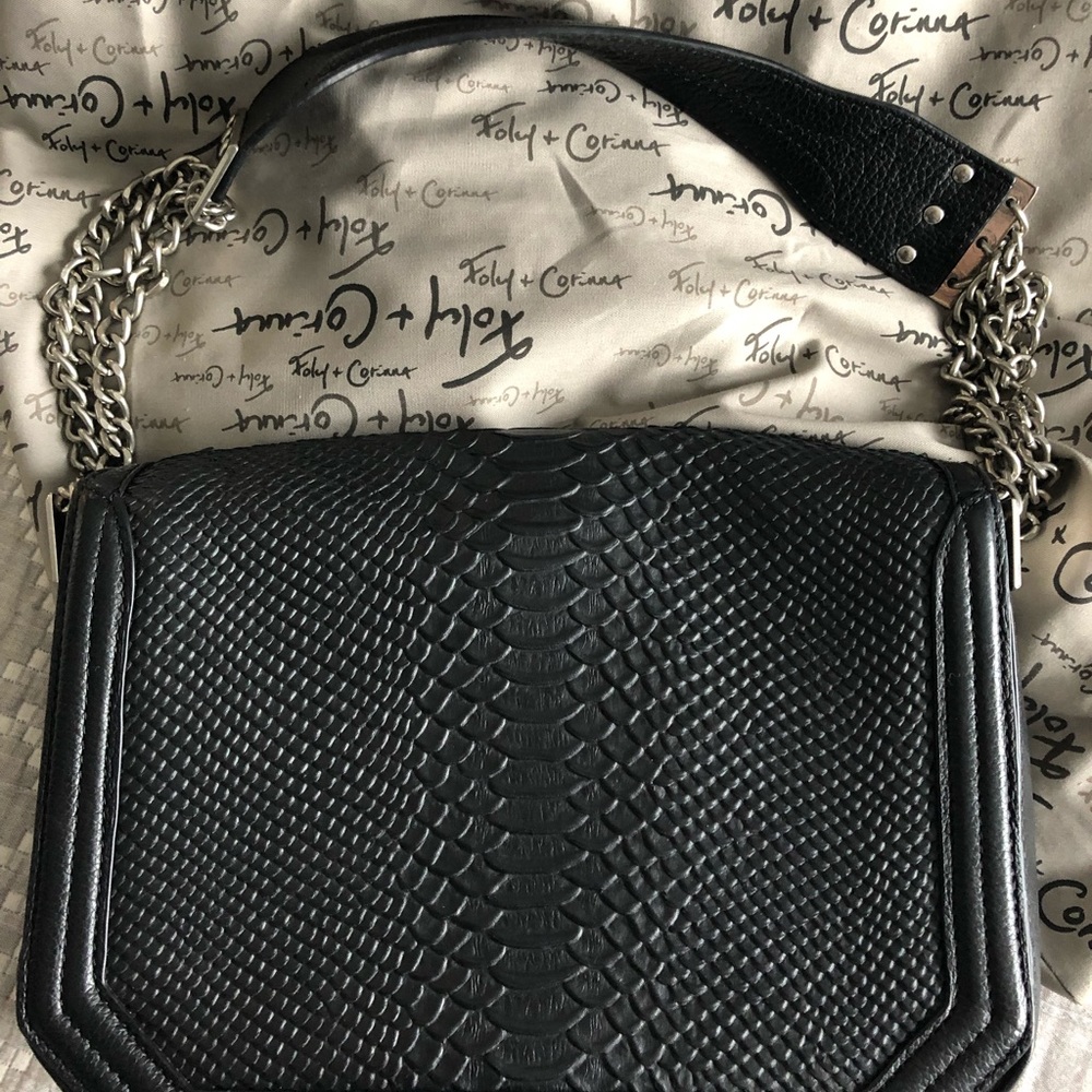 Black Foley + Corinna Shoulder Bag